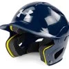 Under Armour Converge Solid Color Matte Youth Batting Helmet - SCUFFED -Ball Sports Comprehensive Shop 1016 uabh2110 scuffed navy mainProductImage MediumLarge