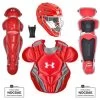 Under Armour Converge Victory Series NOCSAE Certified Youth Catcher's Set - Ages 12-16 -Ball Sports Comprehensive Shop 1016 uackcc4srvs scarlet mainProductImage MediumLarge