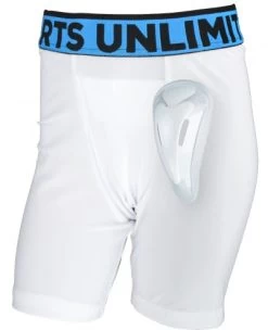 Sports Unlimited Youth Baseball Compression Short Supporter With Flex Cup - 2-Pack