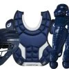 Pro Nine Armatus Elite Baseball Catcher's Gear Set - Ages 12-16 -Ball Sports Comprehensive Shop 1433 armatusseths navy mainProductImage MediumLarge