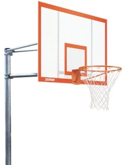 Porter 6' Vertical Post Playground Basketball Hoop With 72" Steel Backboard