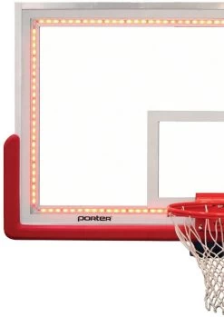 Porter LED Perimeter Lighting For Pro-Strut Glass Basketball Backboard