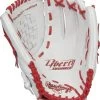 Rawlings Liberty Advanced 11 1/2" Pitcher/Outfield Softball Glove - Right Hand Throw -Ball Sports Comprehensive Shop 39 rla125 rht whitered mainProductImage MediumLarge