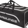 Rawlings Yadier Molina Wheeled Catcher's Bag -Ball Sports Comprehensive Shop 39 yadiwcb black mainProductImage FullSize