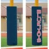 First Team Post Pad For 6-5/8" Football Goalpost -Ball Sports Comprehensive Shop 5 ft6060 black mainProductImage FullSize