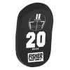 Fisher HD200 32" X 17" Curved Football Body Shield -Ball Sports Comprehensive Shop 753 hd200 black mainProductImage FullSize