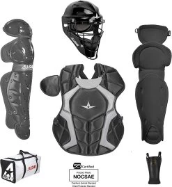 All-Star All Star Players Series NOCSAE Certified Senior Catcher's Gear Set - Ages 12-16
