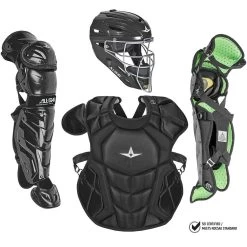 All-Star All Star System7 Axis NOCSAE Certified Intermediate Solid Pro Baseball Catcher's Kit - Ages 12-16