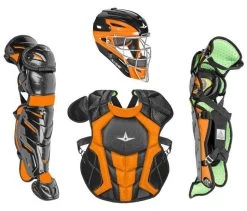 All-Star All Star System7 Axis NOCSAE Certified Two Tone Baseball Catcher's Gear Set - Ages 12-16