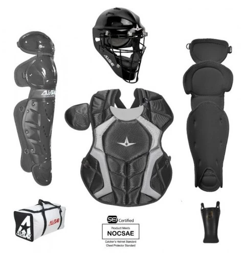 All-Star All Star Players Series NOCSAE Certified Youth Catcher's Gear Set - Ages 9-12 3 All-Star All Star Players Series NOCSAE Certified Youth Catcher's Gear Set - Ages 9-12