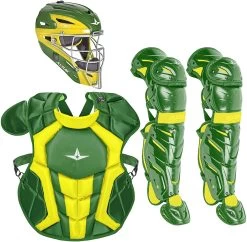 All-Star All Star System7 Axis NOCSAE Certified Two Tone Youth Pro Catcher's Kit - Ages 9-12