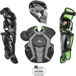 All-Star All Star S7 Axis NOCSAE Certified Adult Two Tone Baseball Catcher's Kit