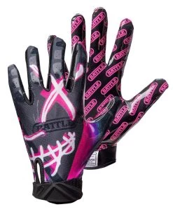 Battle Sports Nightmare Back Of Hand Receiver Gloves