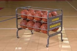 Bison 16 Ball Heavy Duty Lockable Basketball Ball Cart