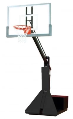 Bison Glass Max Portable Adjustable Basketball System