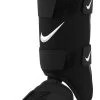 Nike Diamond Adult Batters Leg Guard -Ball Sports Comprehensive Shop 966 diamondlega blackwhite left mainProductImage FullSize