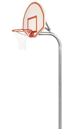 Bison 3 1/2" Tough Duty Steel Fan Playground Basketball System