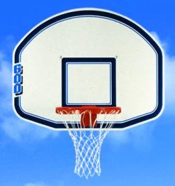 Bison 36" X 48" Fan Shaped Molded Graphite Backboard