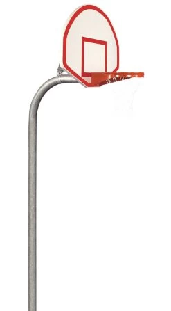 Bison 4 1/2" Heavy Duty Steel Fan Playground Basketball System