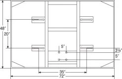 Bison 48" X 72" Tall Unbreakable "XL" Glass Competition Conversion Backboard -Ball Sports Comprehensive Shop bison 48 x 72 tall unbreakable xl glass conversion backboard altimage 02 MediumLarge