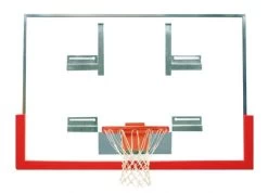 Bison 48" X 72" Tall Unbreakable "XL" Glass Competition Conversion Backboard