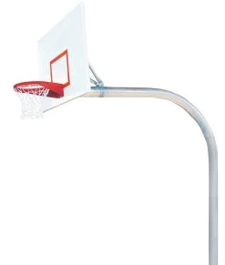 Bison 5 9/16" X 8' Mega Duty Steel Playground Rectangle Basketball Hoop