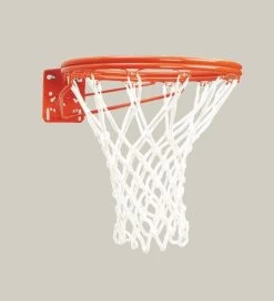 Bison Front Mount Double-Rim Basketball Goal With No-Tie Netlocks