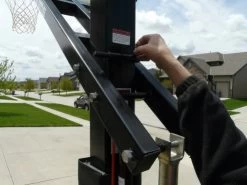 Bison HangTime 6" Adjustable Height Basketball System With 60" Clear Glass Backboard -Ball Sports Comprehensive Shop bison hangtime 6 adjustable height basketball system with 60 clear glass backboard altimage 02 MediumLarge