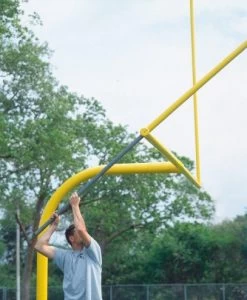 Bison 5 9/16" Gooseneck Football Goalposts -Ball Sports Comprehensive Shop bison perfect goal football goalposts altimage 04 MediumLarge