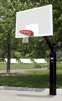 Bison Perforated Steel Basketball System