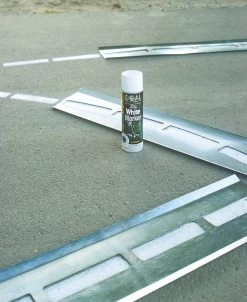 Bison Reusable Steel Basketball Court Stencil With 3-Point Line