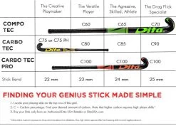 Dita CompoTec C65 LB Field Hockey Stick -Ball Sports Comprehensive Shop dita compotec c65 field hockey stick altimage 04 MediumLarge