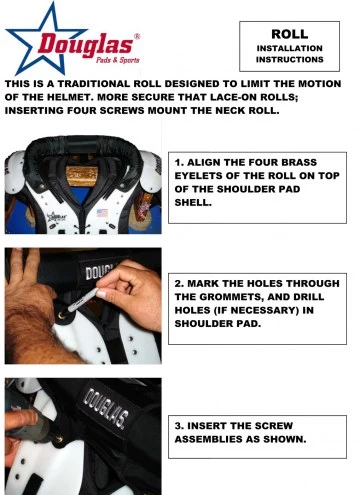 Douglas Adult Football Neck Roll 5 Douglas Adult Football Neck Roll - Image 3