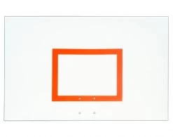 First Team 36" X 60" FT256 Rectangular Steel Basketball Backboard