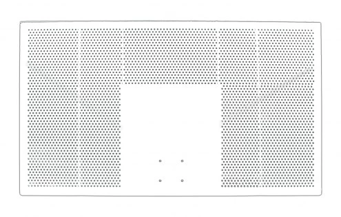 First Team 42" X 72" Perforated Aluminum Basketball Backboard 3 First Team 42" X 72" Perforated Aluminum Basketball Backboard
