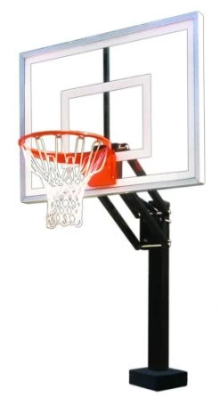 First Team HYDROCHAMP II Adjustable Pool Side Basketball Hoop