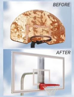 First Team RetroFit42 42" Basketball Backboard Refurbishing Kit -Ball Sports Comprehensive Shop first team retrofit42 basketball backboard refurbishing kit altimage 02 MediumLarge