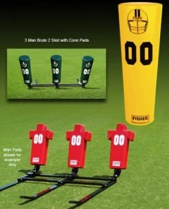 Fisher 3 Man Brute Youth Football Sled