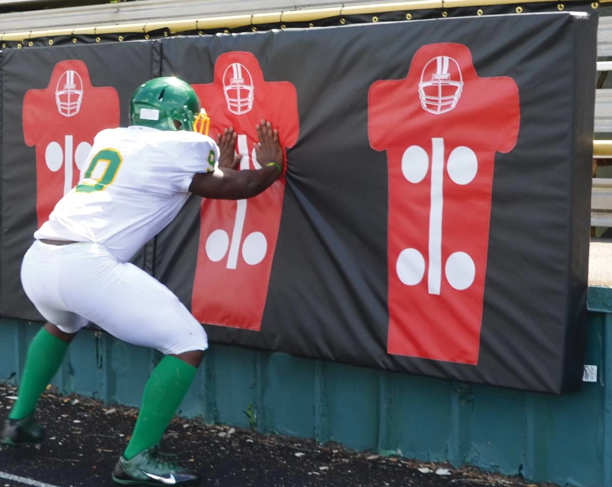 Fisher 4' X 8' Football Player Punch Pads 3 Fisher 4' X 8' Football Player Punch Pads