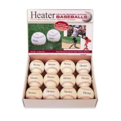 Heater Fireballs Top Grain Leather Pitching Machine Baseballs