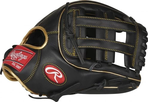 Rawlings R9 11.75" Pro H Web Infielder Baseball Glove - Right Hand Throw 5 Rawlings R9 11.75" Pro H Web Infielder Baseball Glove - Right Hand Throw - Image 3