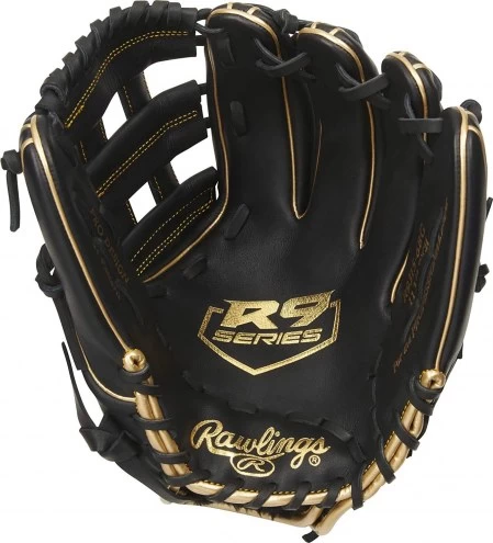 Rawlings R9 11.75" Pro H Web Infielder Baseball Glove - Right Hand Throw 3 Rawlings R9 11.75" Pro H Web Infielder Baseball Glove - Right Hand Throw