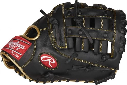 Rawlings R9 12.5" Pro H Web Baseball First Base Mitt - Right Hand Throw 6 Rawlings R9 12.5" Pro H Web Baseball First Base Mitt - Right Hand Throw - Image 4