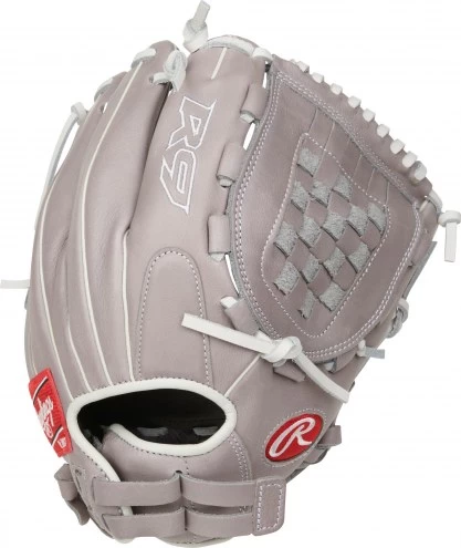 Rawlings R9 12" Double Laced Basket Web Fastpitch Softball Glove - Right Hand Throw 4 Rawlings R9 12" Double Laced Basket Web Fastpitch Softball Glove - Right Hand Throw - Image 2