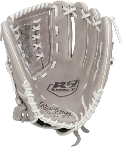 Rawlings R9 12.5" Double Laced Basket Web Fastpitch Softball Glove - Right Hand Throw 3 Rawlings R9 12.5" Double Laced Basket Web Fastpitch Softball Glove - Right Hand Throw
