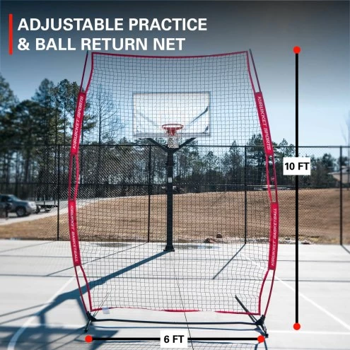 Rukket Sports 6' X 10' Air Defense Basketball Return Net 4 Rukket Sports 6' X 10' Air Defense Basketball Return Net - Image 2