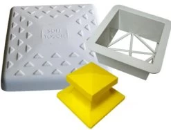 Soft Touch Single 15" Baseball Base With Permanent In-Ground Mount