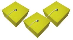 Soft Touch Baseball Base In-Ground Mount Heavy Duty Drag Plugs - Set Of 3