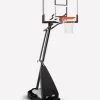 Spalding 54" Acrylic Ultimate Hybrid Portable Basketball Hoop